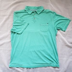 Turquoise Tommy Bahama Super Soft Pocket Polo